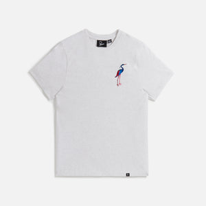 by Parra The Common Crane Tee - Ash Grey