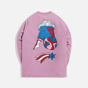 by Parra Cloudy Star Long Sleeve Shirt - Lavender