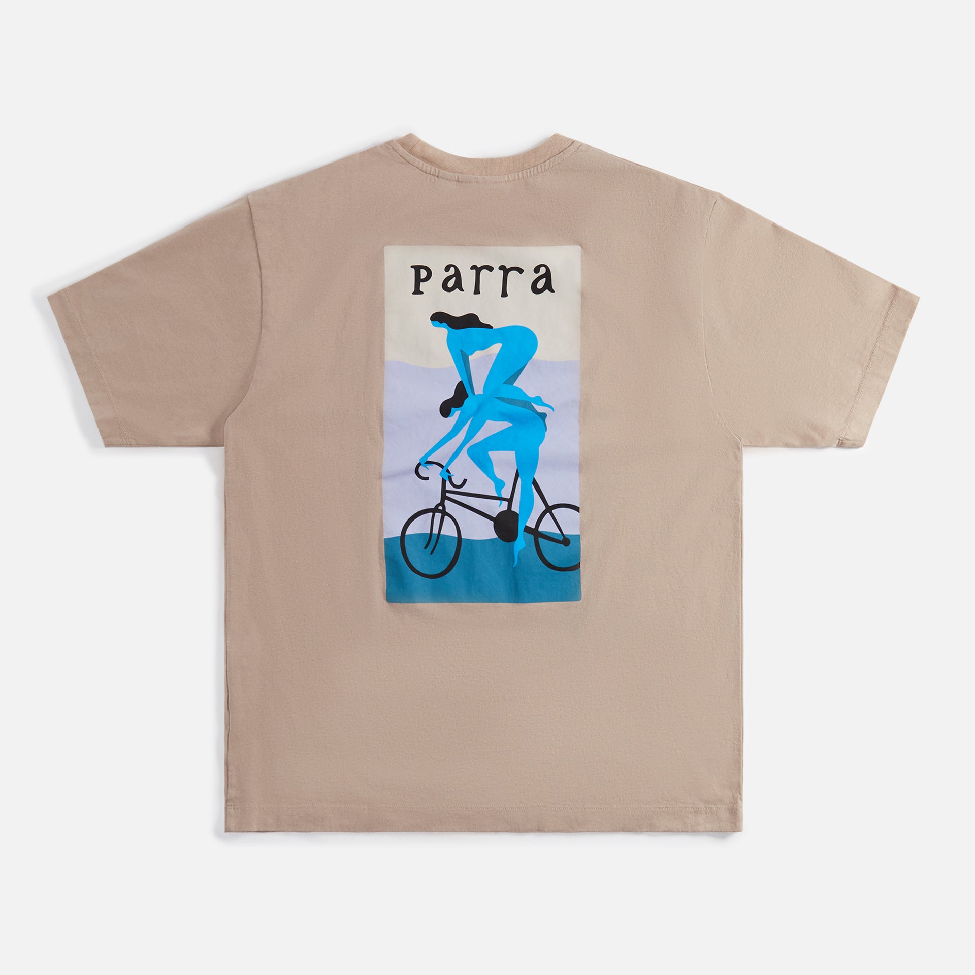 by Parra Spirits of the Beach Tee - Mushroom Brown