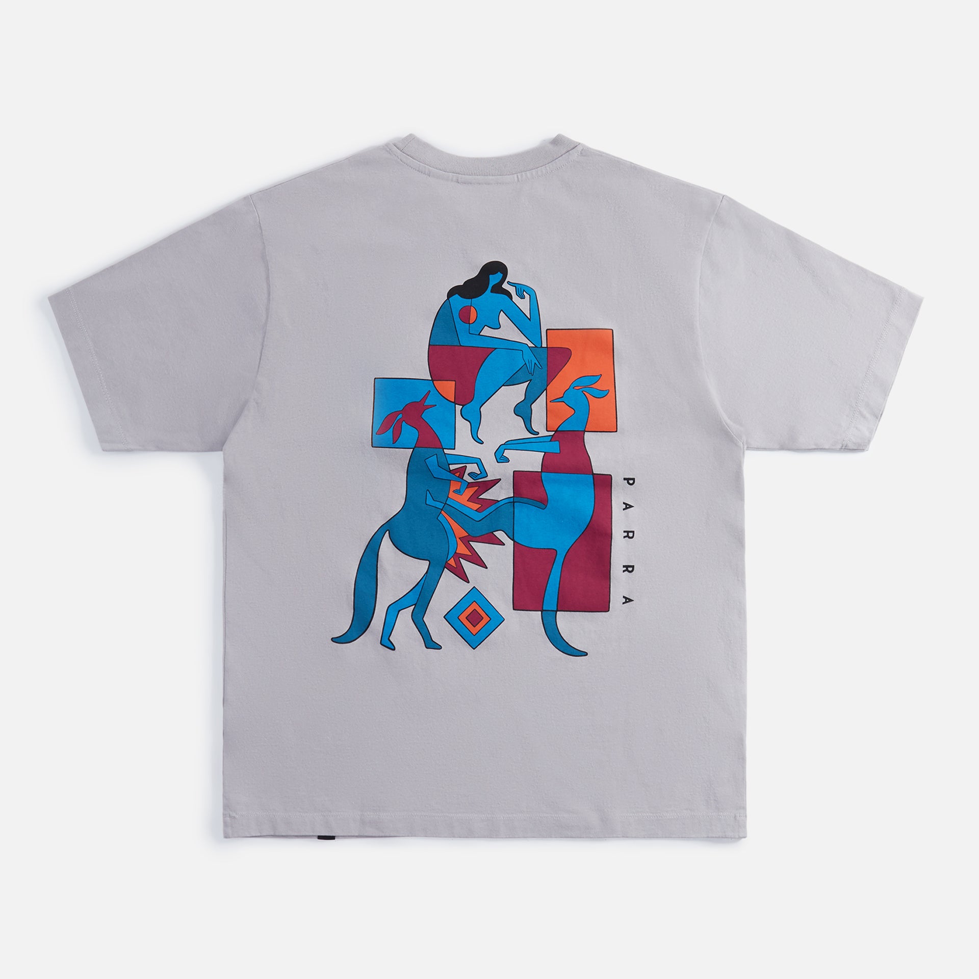 by Parra Down Under Tee - Alloy Grey