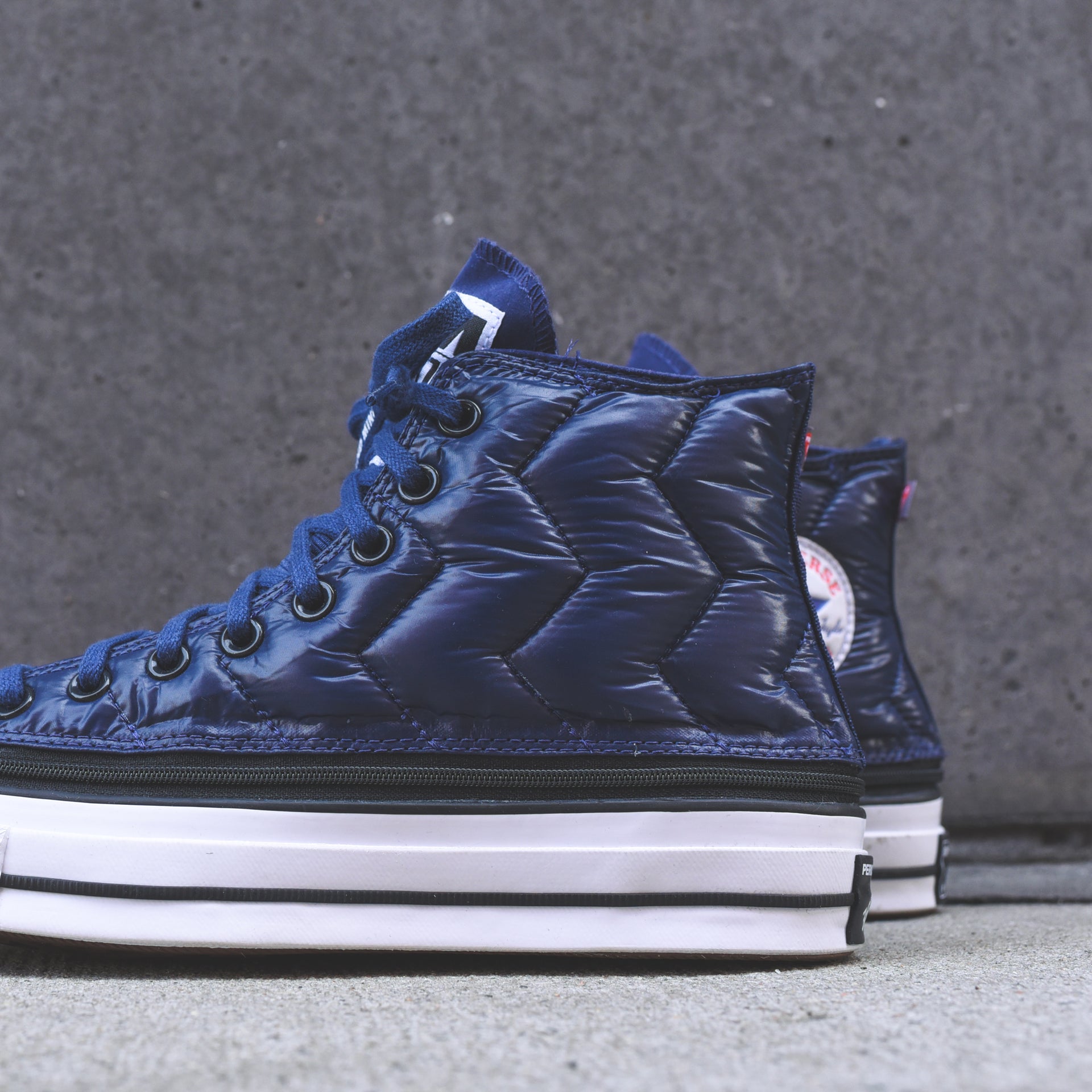 Converse x P.A.M. Chuck 70 High Zip Off - Navy / Black / White