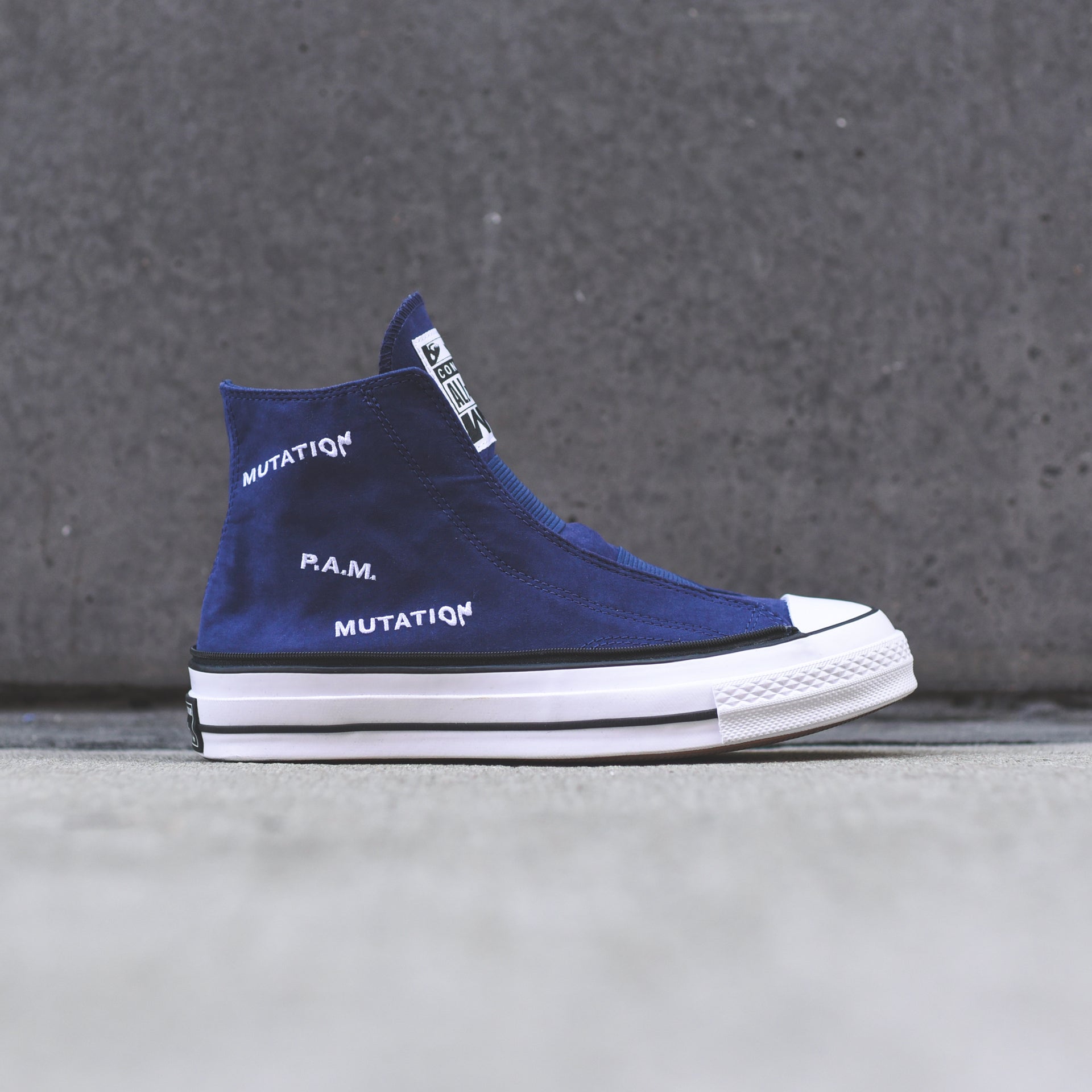 Converse x P.A.M. Chuck 70 High Zip Off - Navy / Black / White
