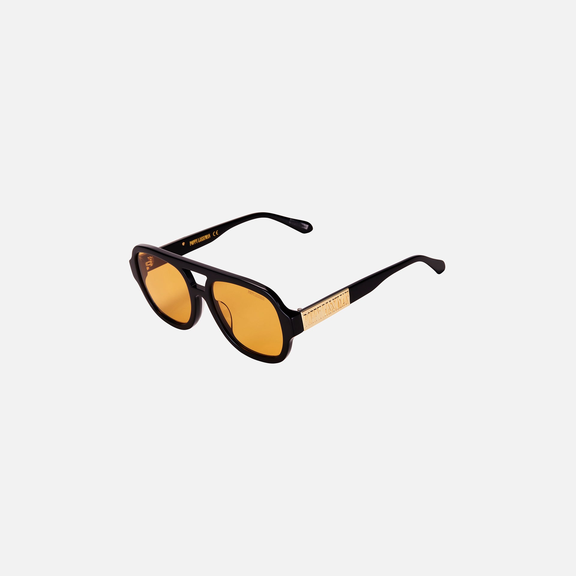 Poppy Lissiman Jimbob Sunglasses - Black / Yellow