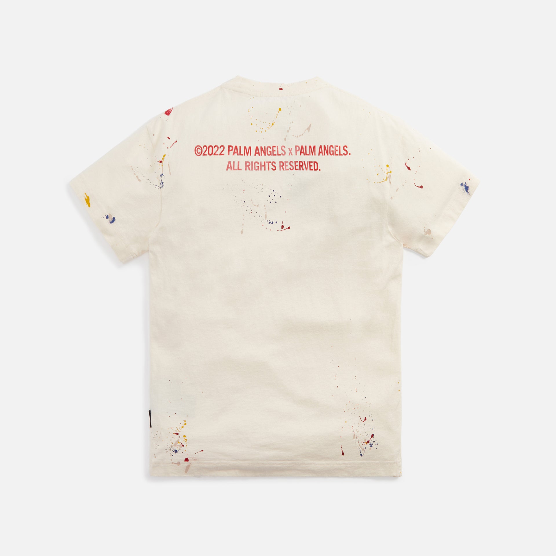Palm Angels PXP Painted Classic Tee - Off White