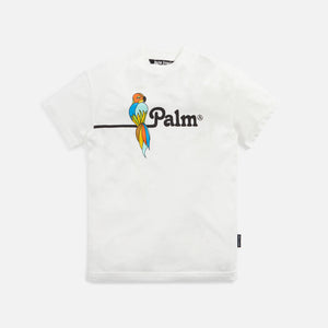 Palm Angels Parrot Vintage Tee - White / Black