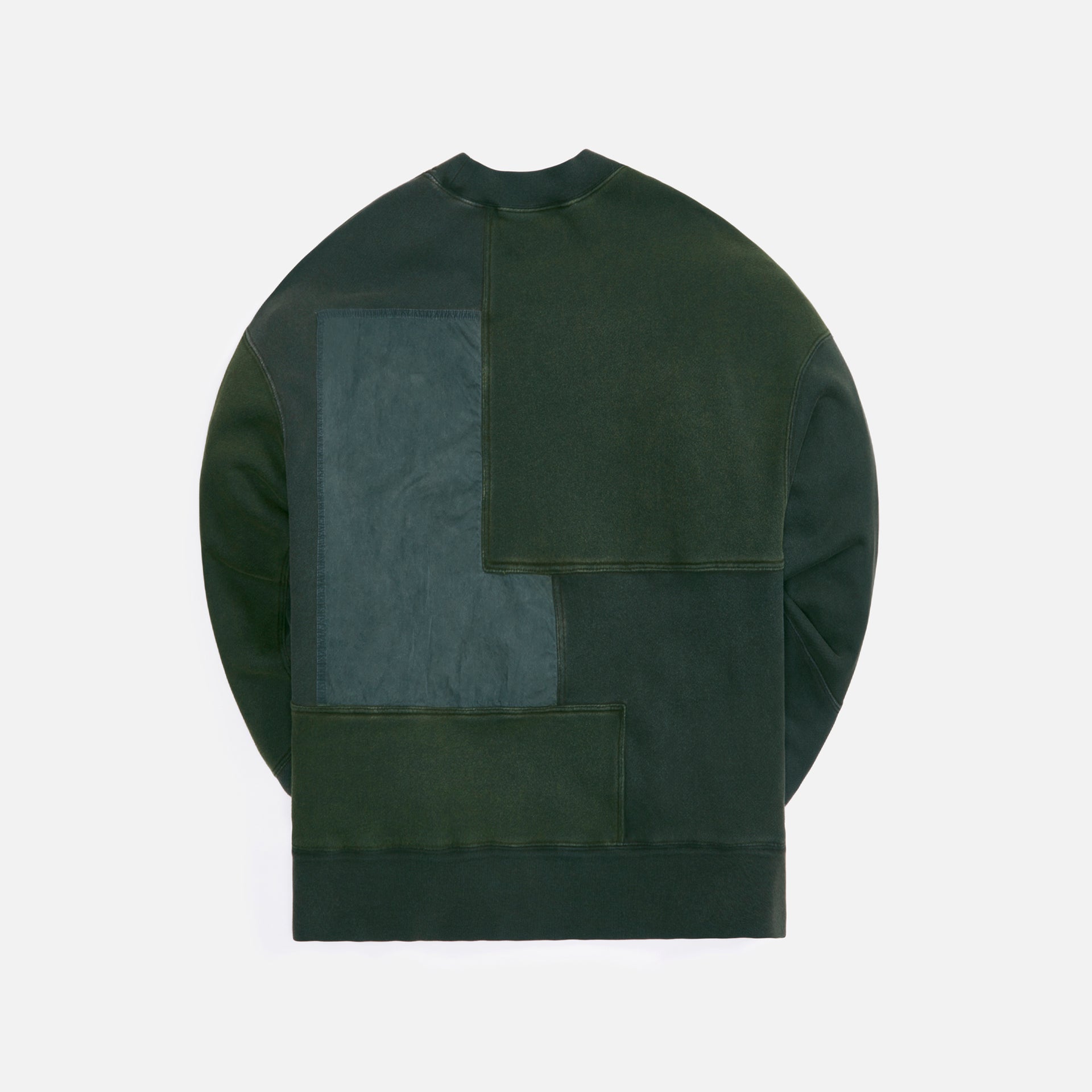 Palm Angels Patchwork Military Crewneck - Olive