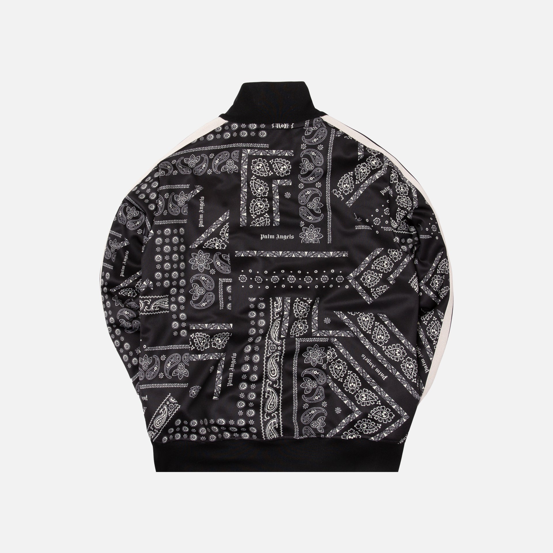 Palm Angels Bandana Track Jacket - Black / White