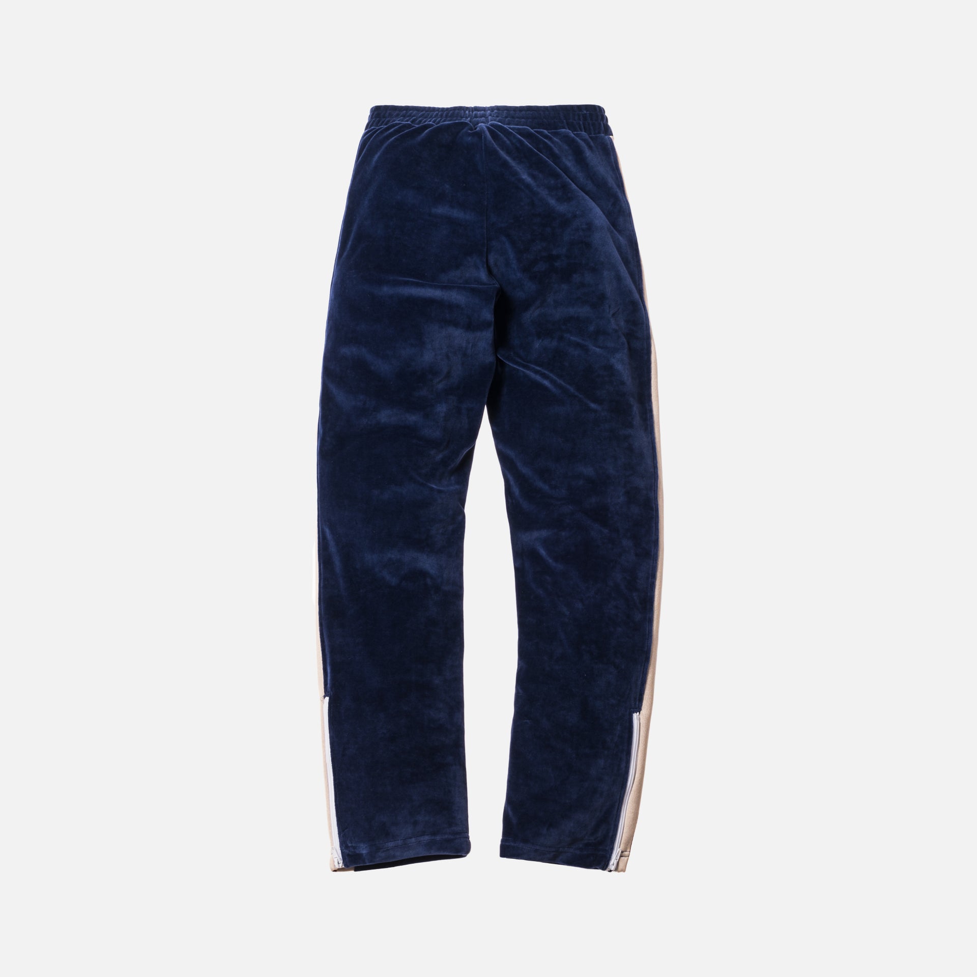 Palm Angels Chenille Track Pants - Navy Blue / White