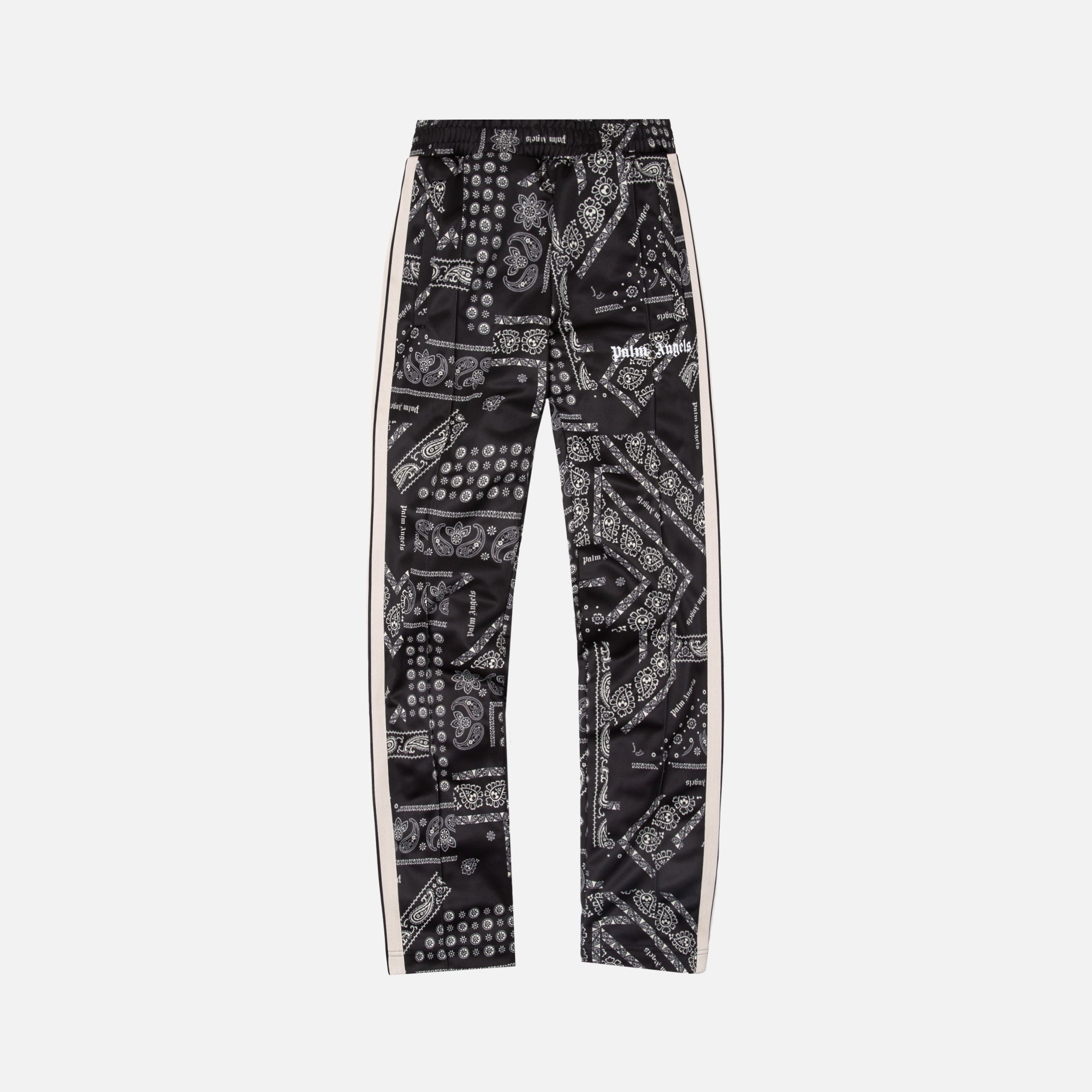 Palm Angels Bandana Classic Track Pants - Black / White