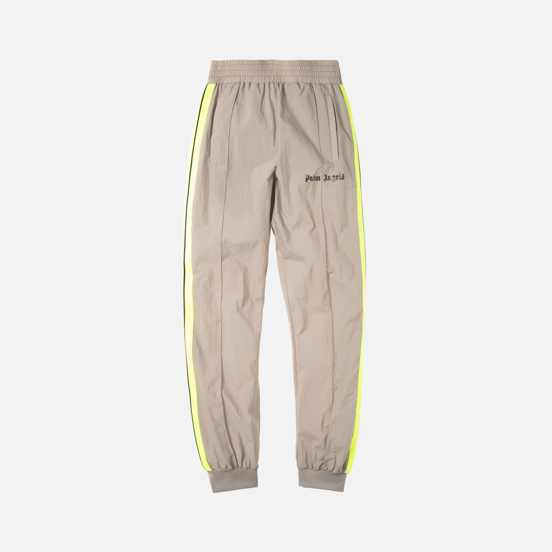 Palm Angels Loose Fit Track Pants - Light Grey Fluo