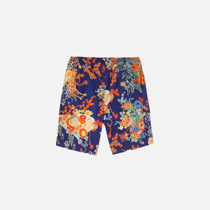 Palm Angels Blooming Swim Shorts - Blue