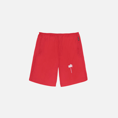 Palm Angels Logo Swim Shorts - Red