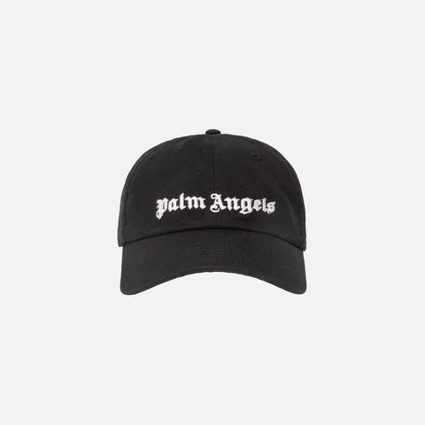 Palm Angels Classic Logo Cap - Black / White