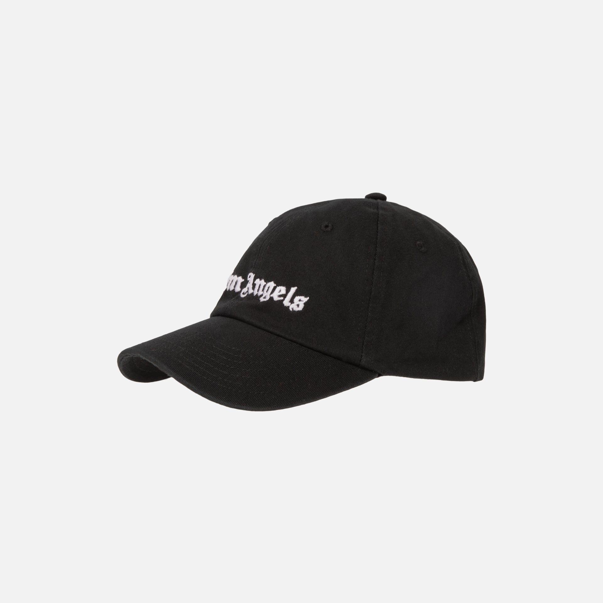 Palm Angels Classic Logo Cap - Black / White