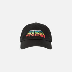 Palm Angels Rainbow Cap - Black / Multi