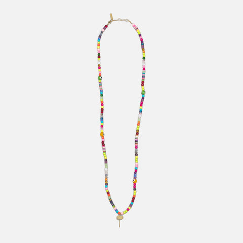 Palm Angels Long Logo Necklace - Rainbow