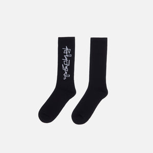Palm Angels Side Desert Logo Socks - Black