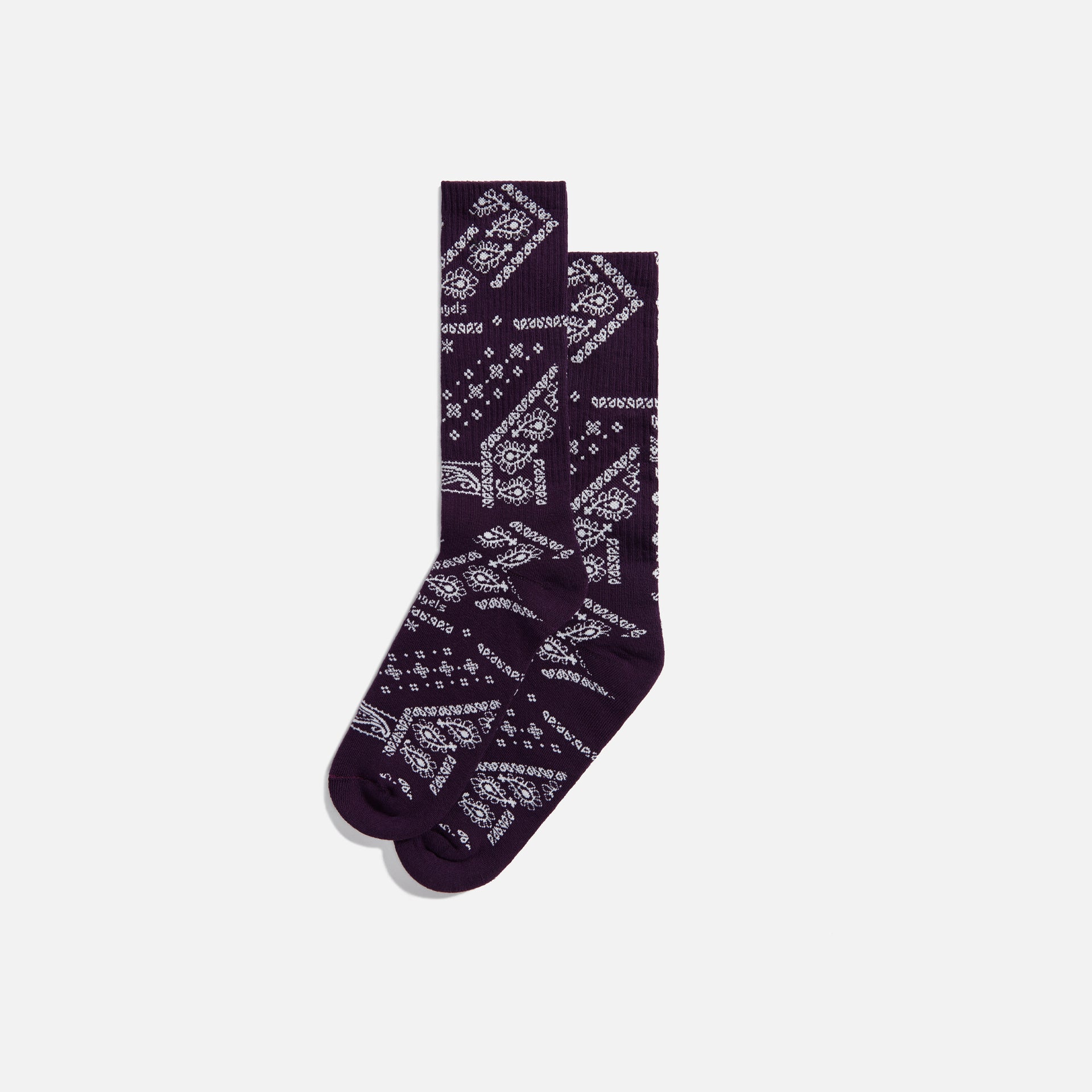 Palm Angels Bandana Socks - Purple