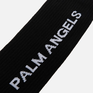 Palm Angels Vertical Logo Socks - Black
