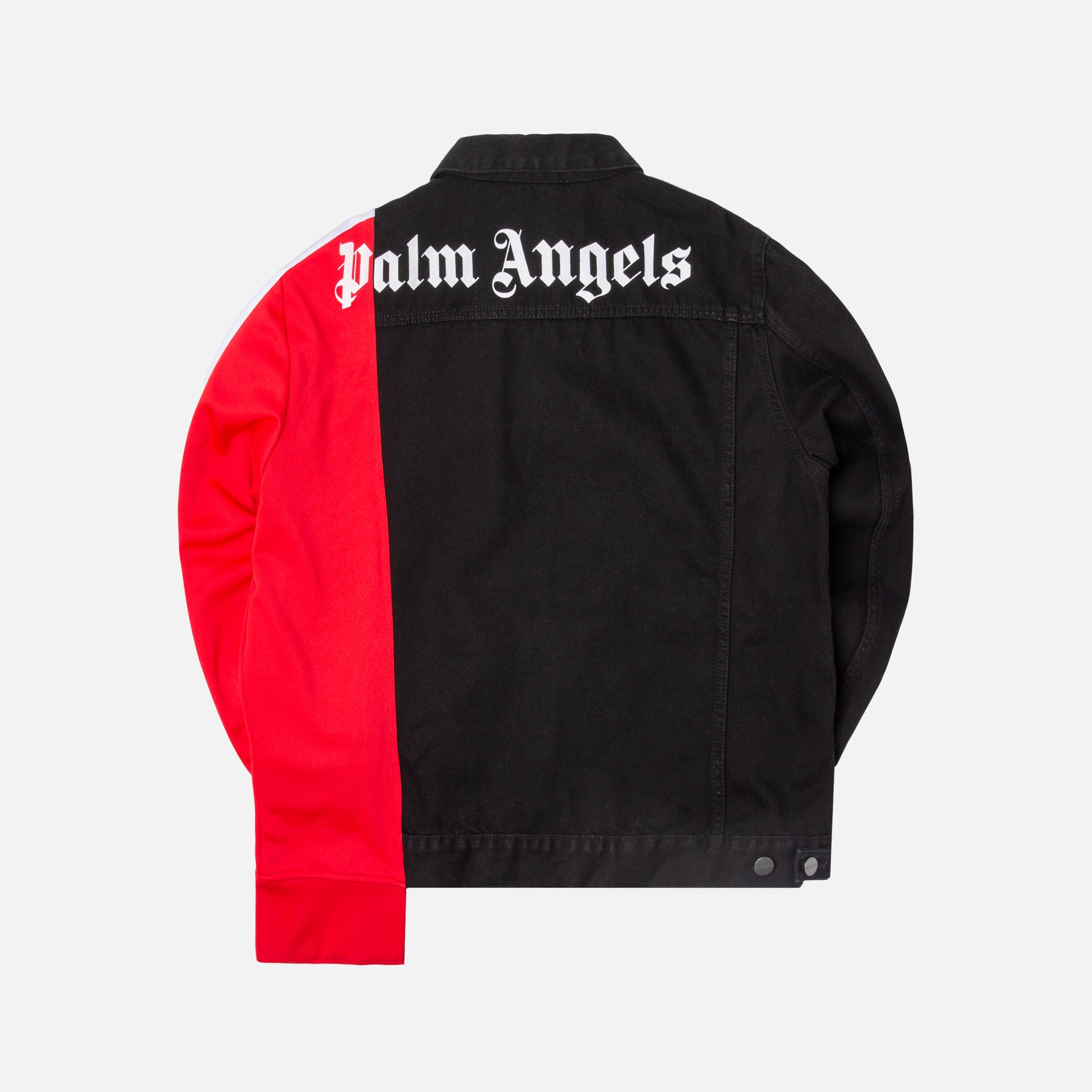 Palm Angels Bold Track Trucker - Black Wash Red