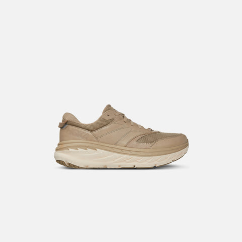 Hoka Bondi L - Tan / Grey