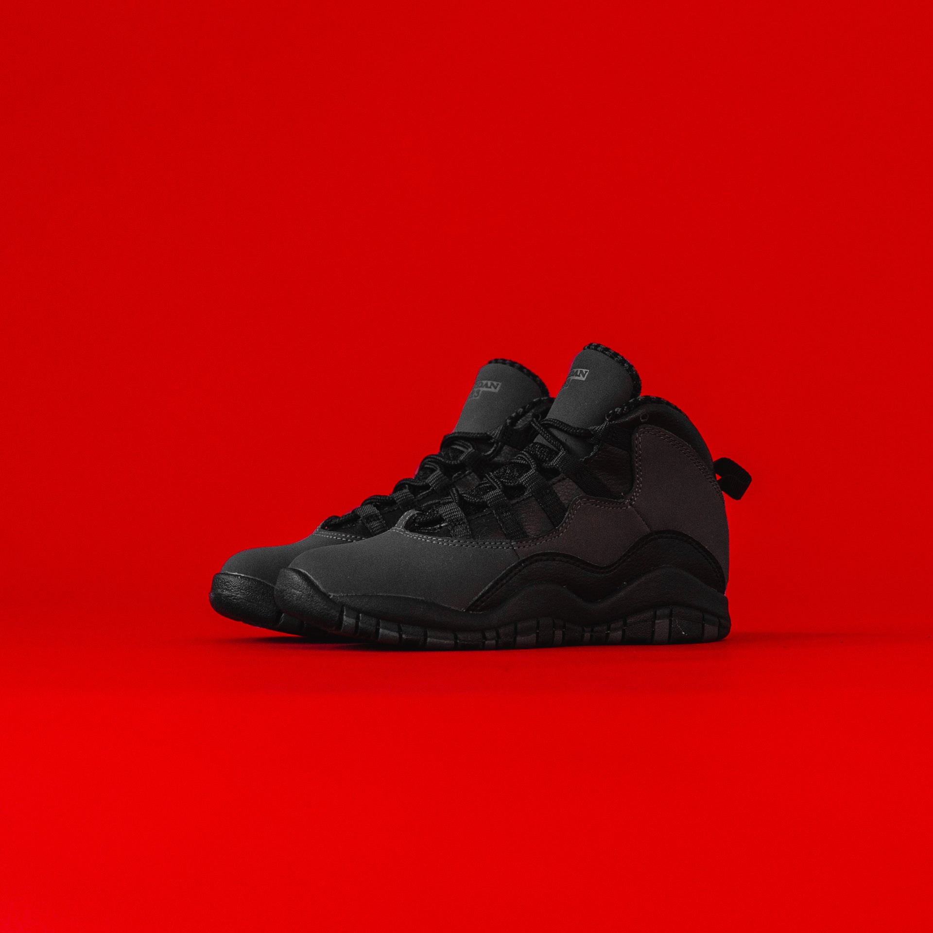 Nike Pre-School Air Jordan 10 Retro - Dark Shadow / True Red Black