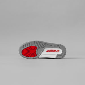 Nike Pre-School Air Jordan 3 Retro - White / Fire Red / Cement Grey / Black