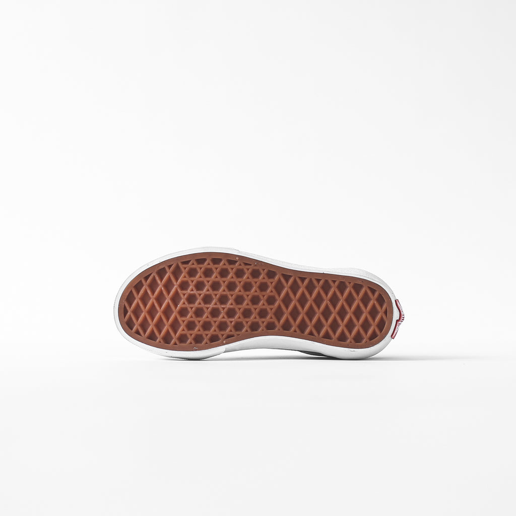 Vans Kids Old Skool Checkerboard Black Red Kith