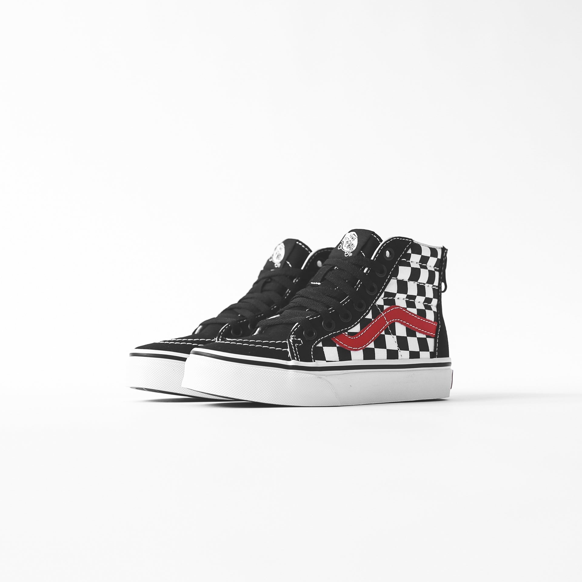 Vans Kids Sk8-Hi Zip - Black / Red