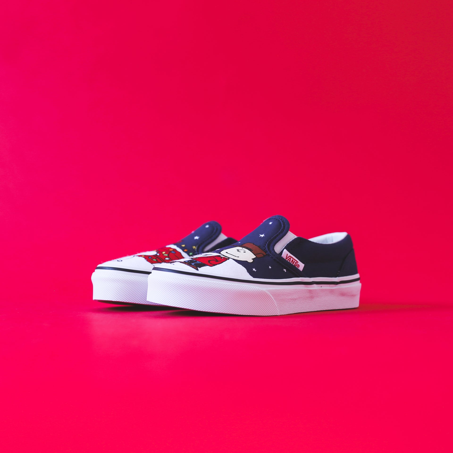 Vans x Peanuts Kids Slip-On - Charlie / Tree