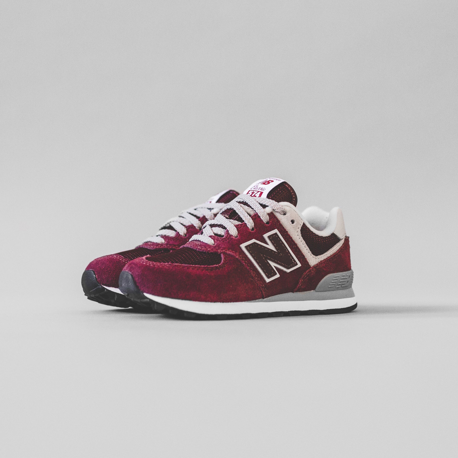 New Balance Kids PC574GB - Burgundy / Grey