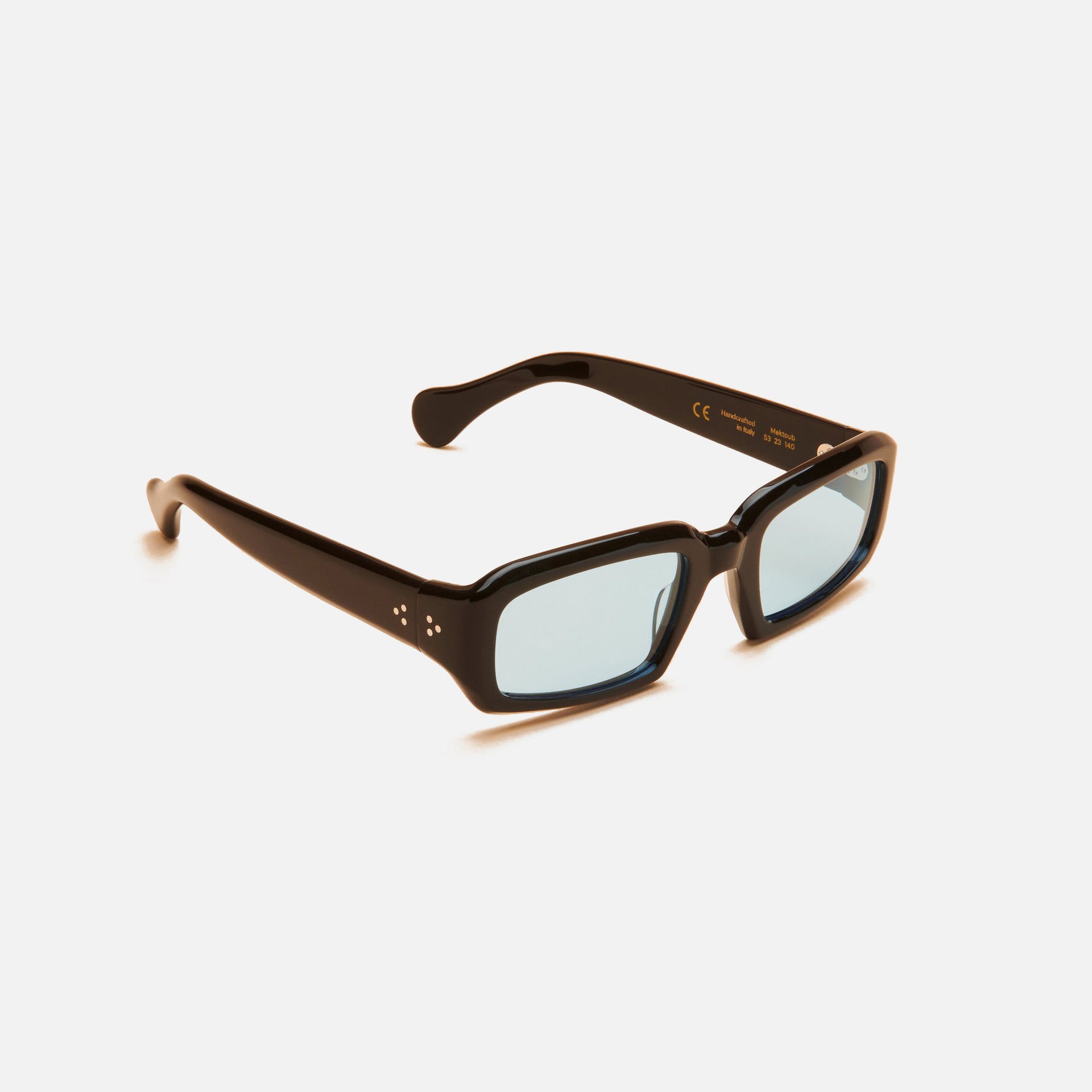 Port Tanger Mektoub - Black w Blue Lens