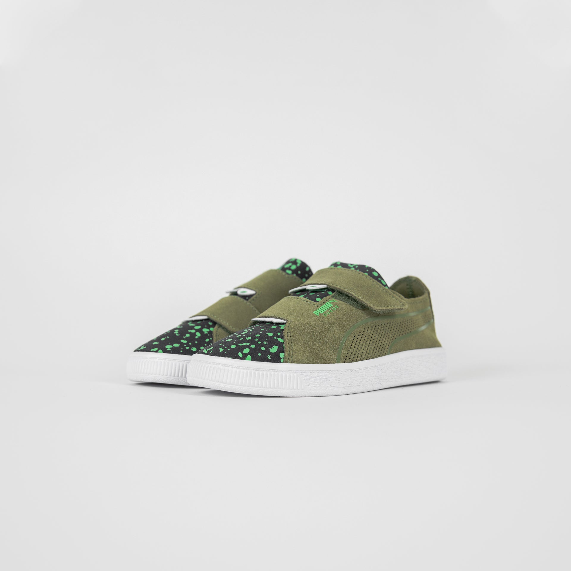 Puma Pre-School Suede Deconstructed Monster V - Olivine / Peacoat / Irish Green