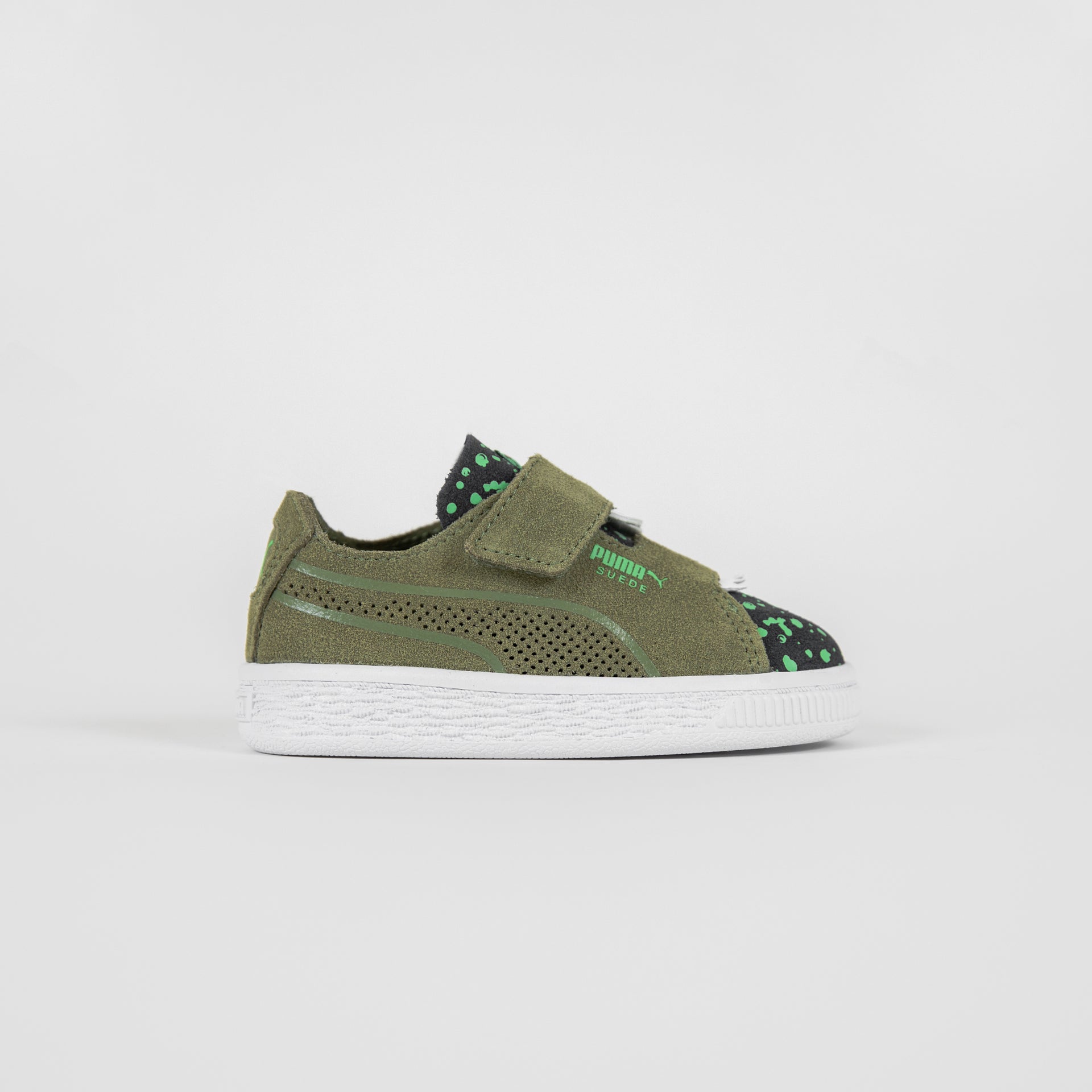 Puma Infant Suede Deconstructed Monster V - Olivine / Peacoat / Irish Green