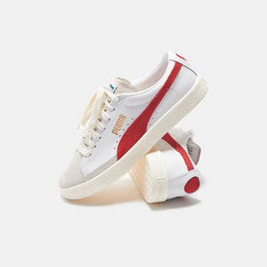 Puma Basket VTG - White / High Risk Red