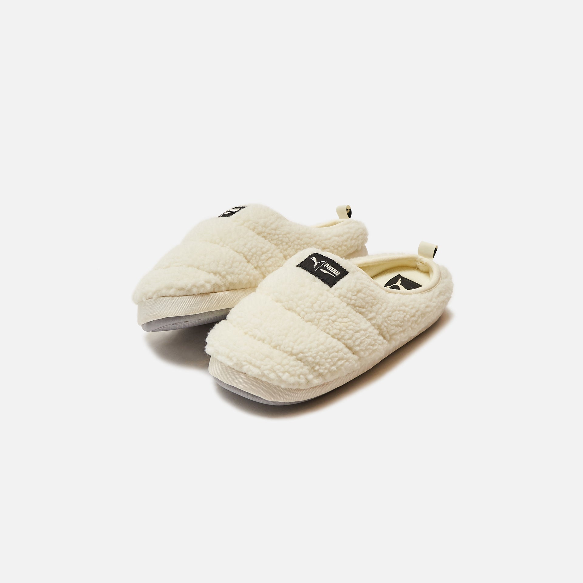 Puma Scuff Sherpa Whisper - White / Puma Black