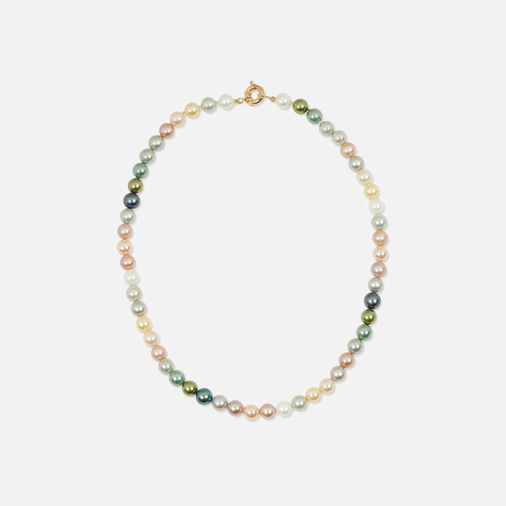 Polite Worldwide Multicolor Pearl Necklace - Gold – Kith