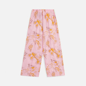 Palm Angels Abstract Palms Crop Track Pants - Pink Gold