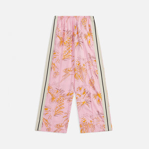 Palm Angels Abstract Palms Crop Track Pants - Pink Gold