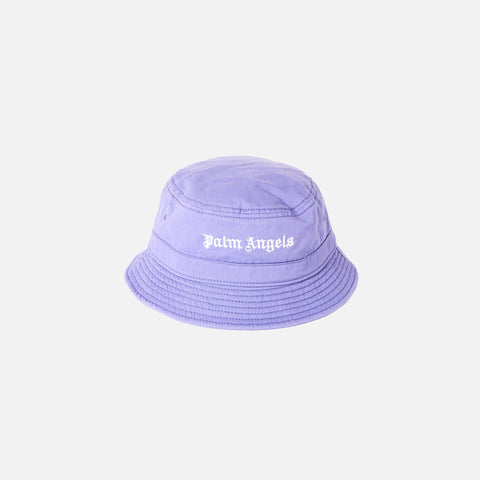 Palm Angels Classic Logo Bucket Hat - Purple