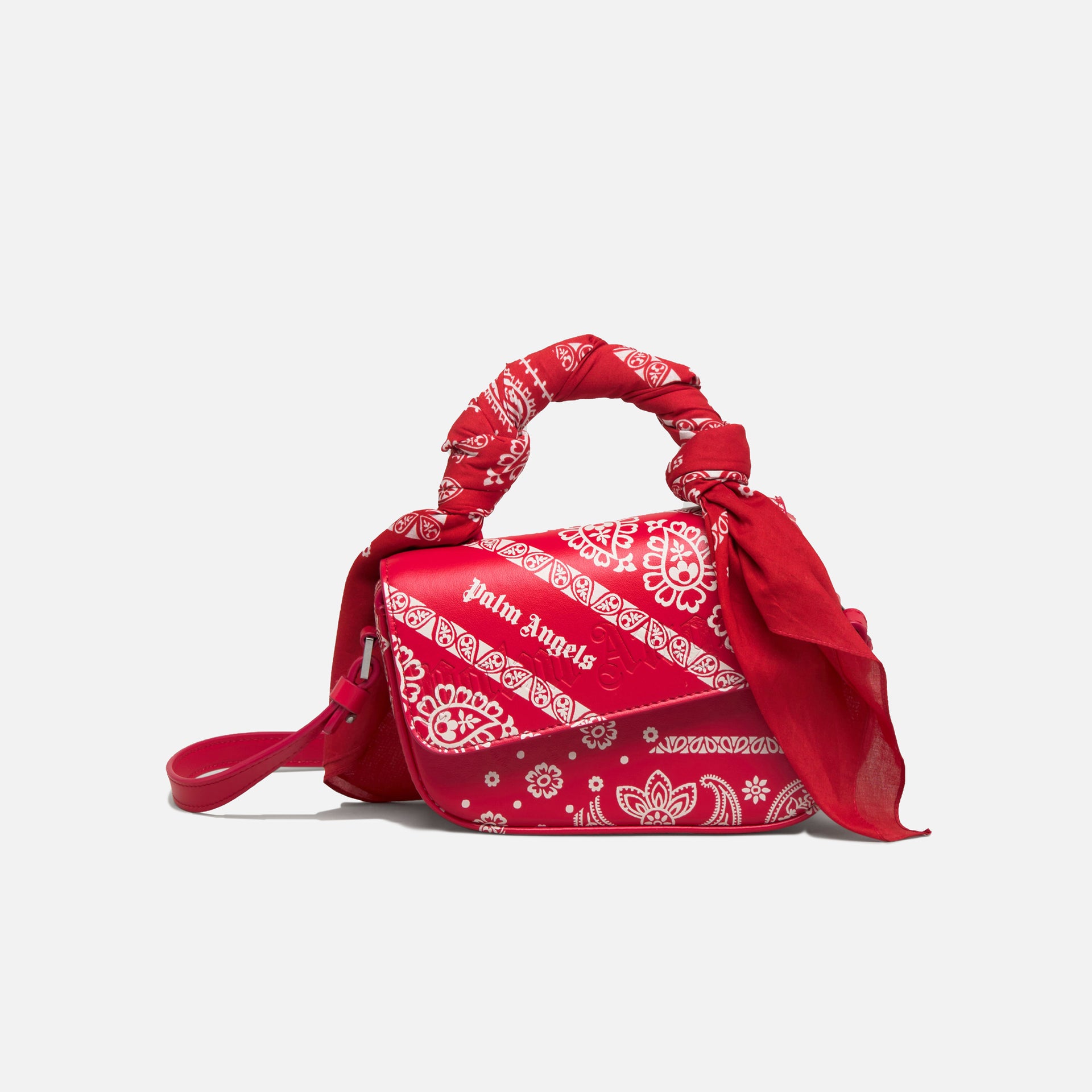 Palm Angels Bandana Handle Crash Bag Red – Kith