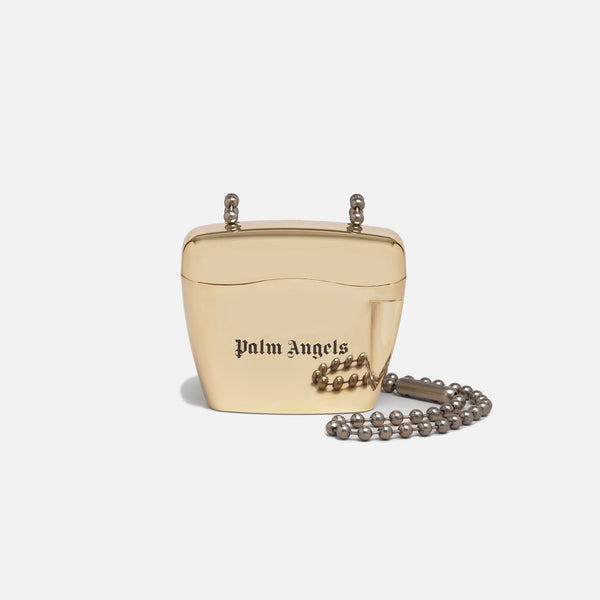 Palm Angels Metal Mini Padlock Bag - Gold – Kith