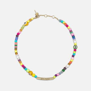 Palm Angels Logo Rainbow Necklace - Multi