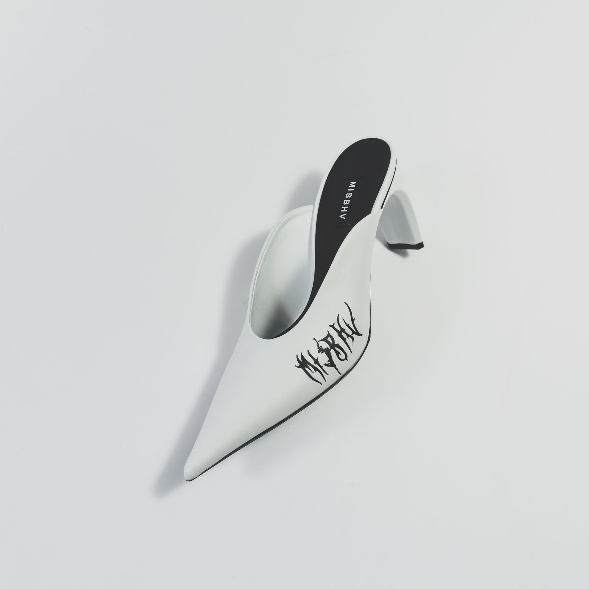 MISBHV WMNS Pandora Slicer Mules - White