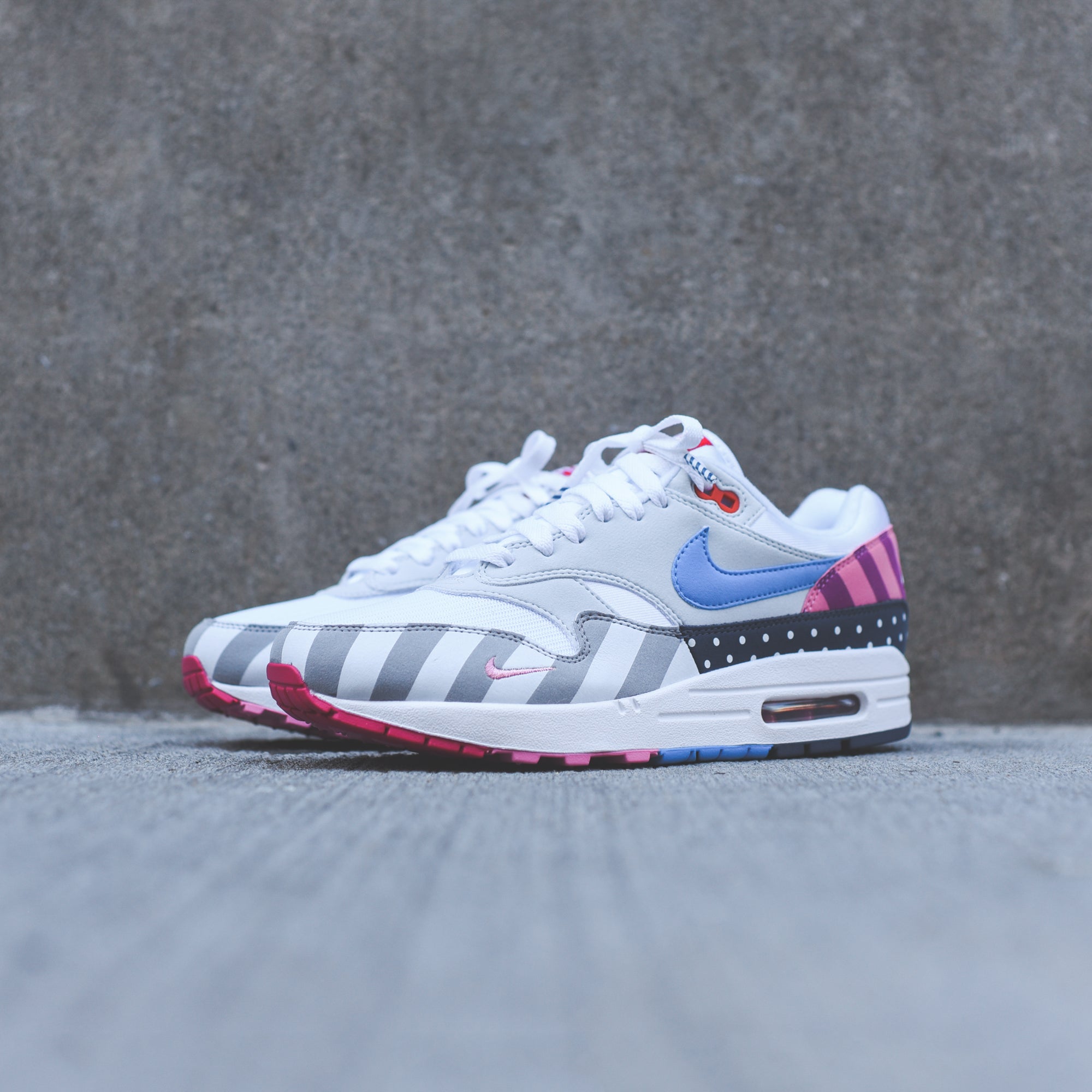 Nike x Parra Air Max 1 - White / Pure Platinum – Kith
