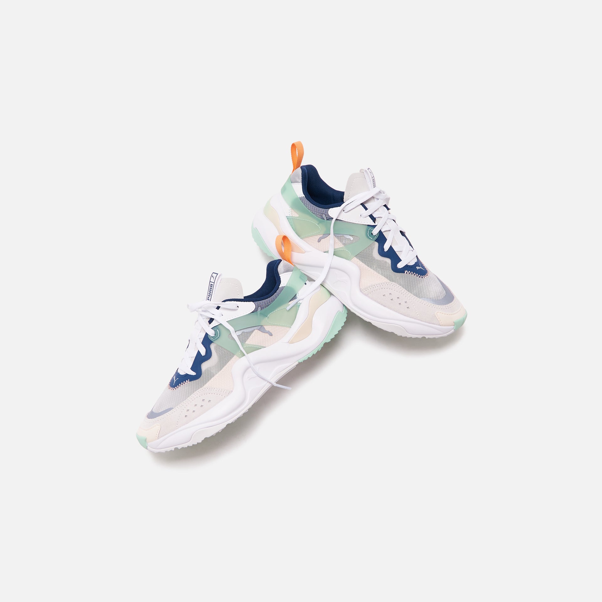 Puma WMNS Rise - White / Mist Green / Cantaloupe
