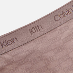 Calvin Klein Men's Allover Monogram Logo Beanie - Brown