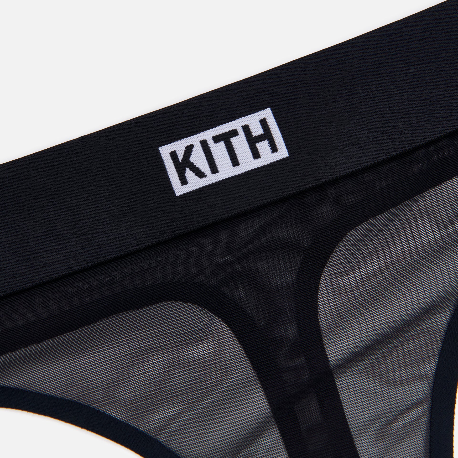 Kith Women for Calvin Klein Mesh Thong - Black