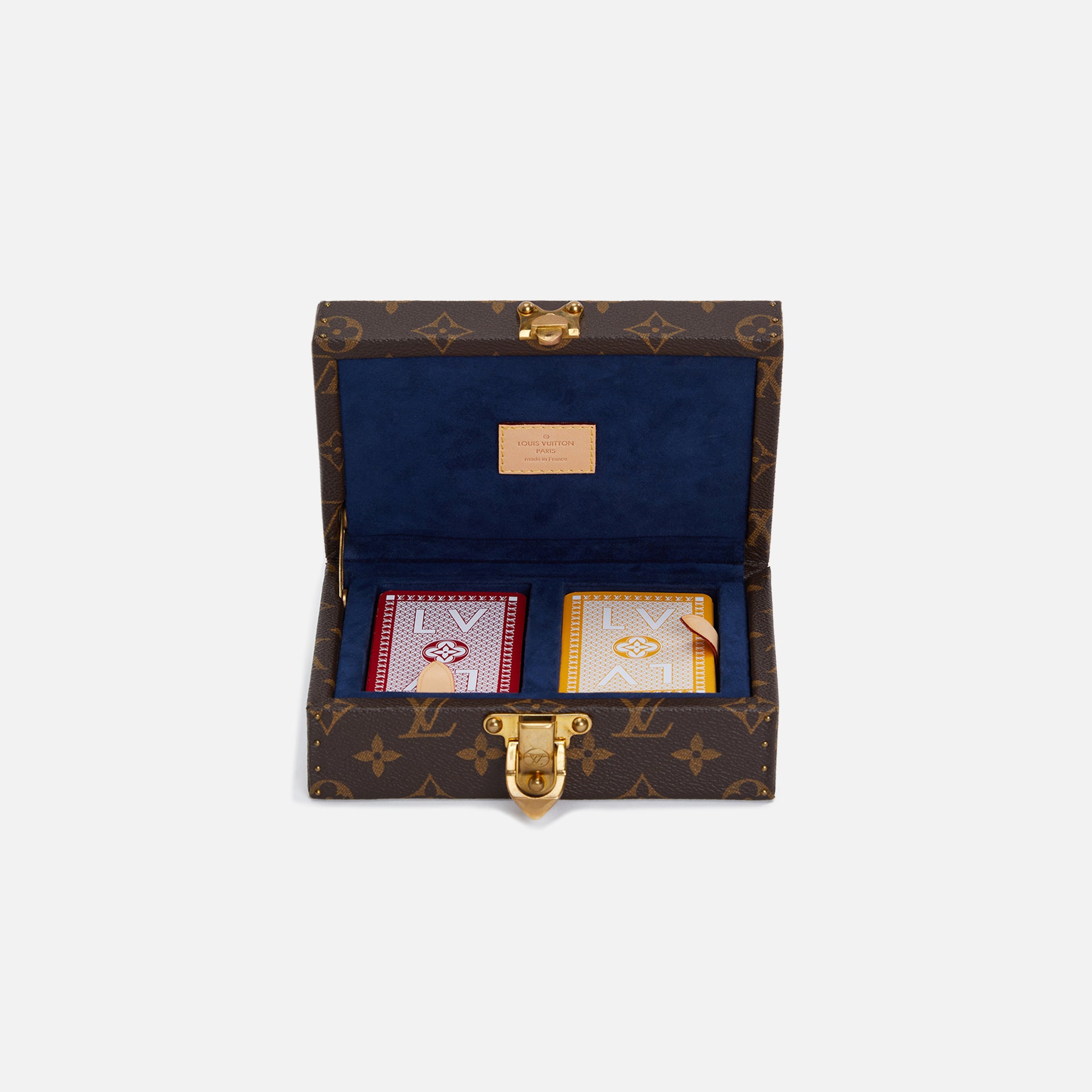 WGACA Louis Vuitton clutch Monogram Card Game Box