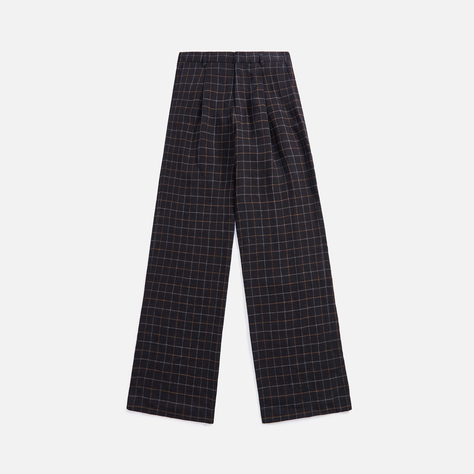 R13 Wide Leg Trouser Black Plaid – Kith - Main Image